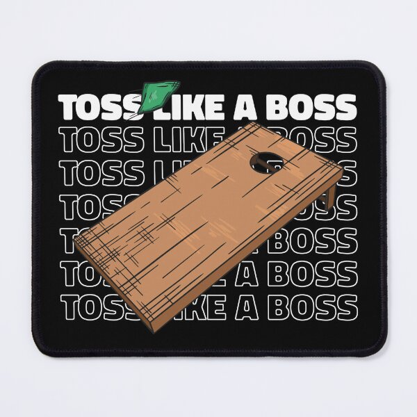 Item preview, Toss Like A Boss Funny Cornhole Player designed and sold by MrEddie10.