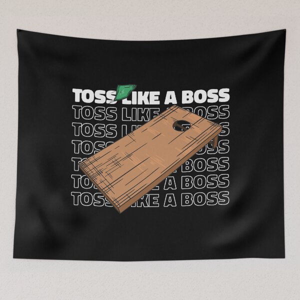 Item preview, Toss Like A Boss Funny Cornhole Player designed and sold by MrEddie10.