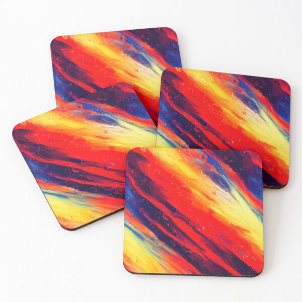 Item preview, Red yellow blue Oil paint pattern designed and sold by Dannypryce.