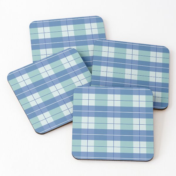 Item preview, Hamptons Light Blue Plaid Pattern designed and sold by HotHibiscus.