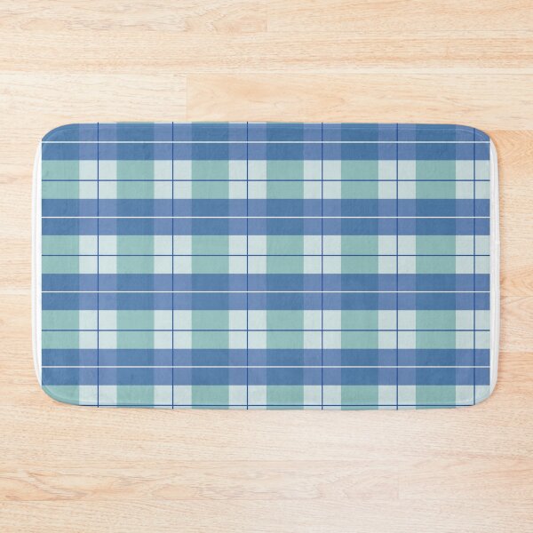 Item preview, Hamptons Light Blue Plaid Pattern designed and sold by HotHibiscus.