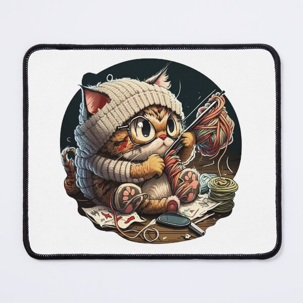 Item preview, Copy of knitting cat designed and sold by Cert-Urbane.