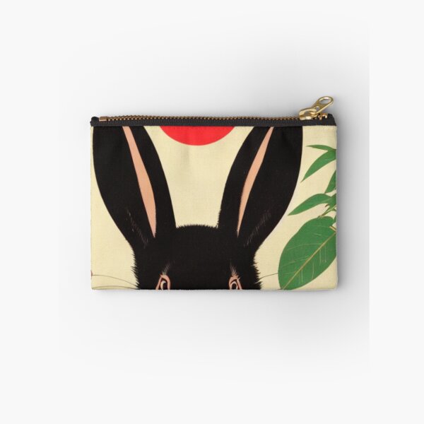 Item preview, Whimsical Bunny of Black Giant Rabbit - Retro Sunset 90s designed and sold by wigobun.