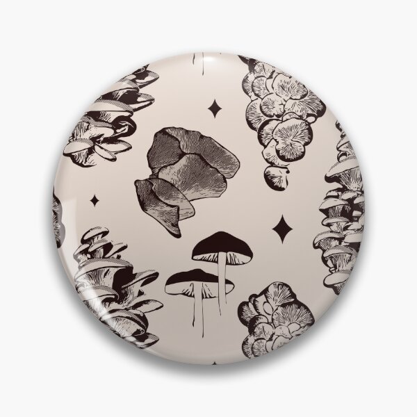 Item preview, Magic mushroom repeat pattern designed and sold by LucyFaulke.