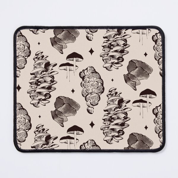 Item preview, Magic mushroom repeat pattern designed and sold by LucyFaulke.