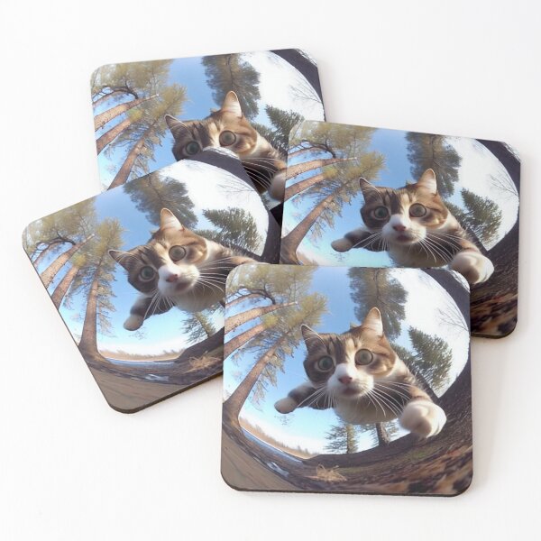 Item preview, A funny cat trying to catch the fish eye designed and sold by GIULIO OLDRATI.