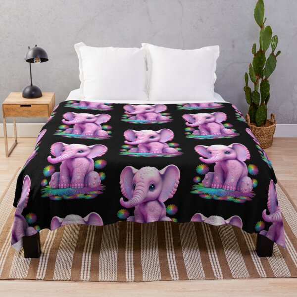 Item preview, Little Pink Elephant, fantasy art designed and sold by LoneAngel.