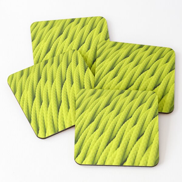 Item preview, Cable textile Jaune fluo brillant designed and sold by LOSMISHOP.