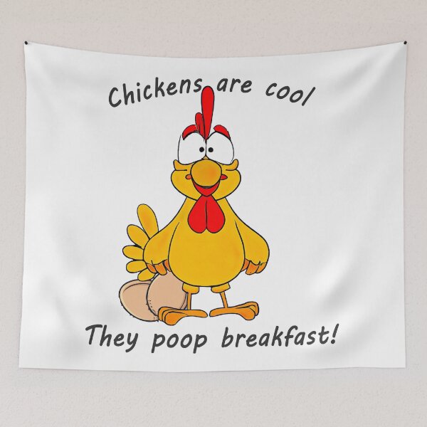 Item preview, Chickens are cool! They shit breakfast! Funny Egg Shirt designed and sold by Monkonthehill.