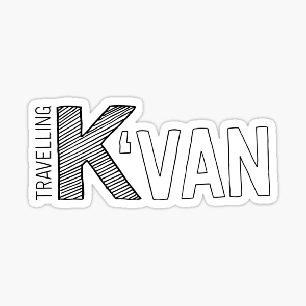TravellingK Caravan Sticker