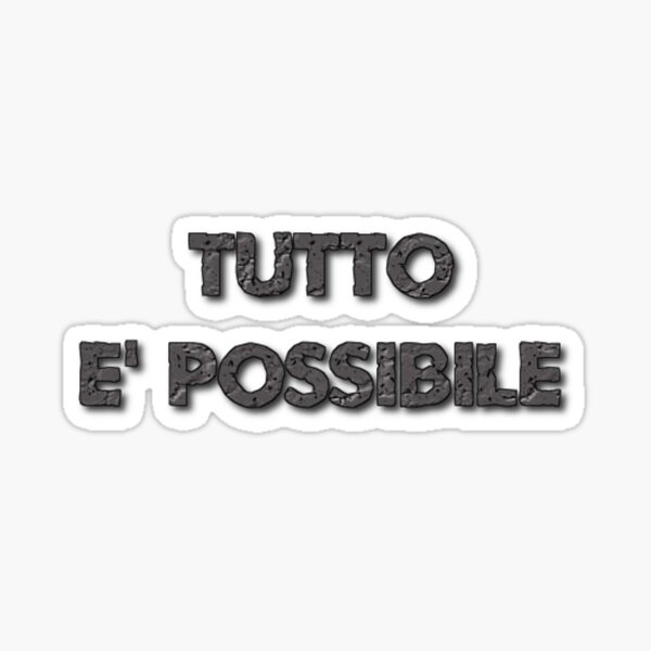 Words In Italian Stickers Redbubble