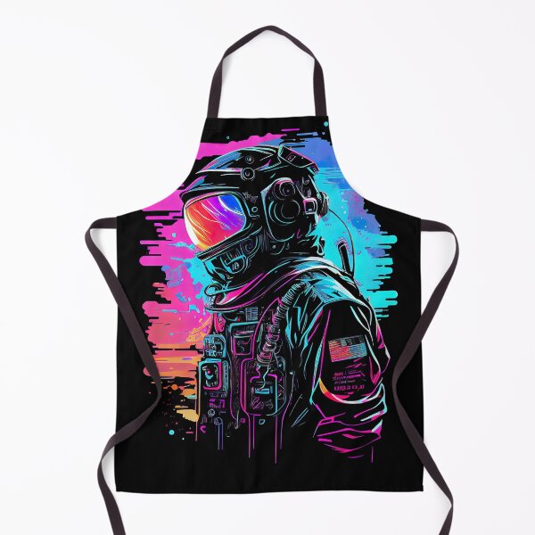 Item preview, Synthwave Retrowave Astronaut Retro Graphic designed and sold by SpookshowDesign.