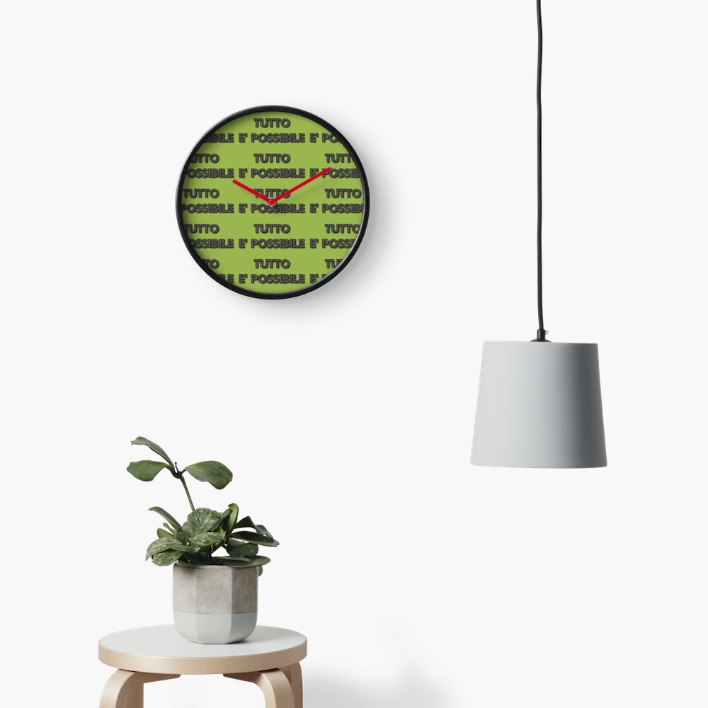 Say it in Italian-Anything is Possible Clock