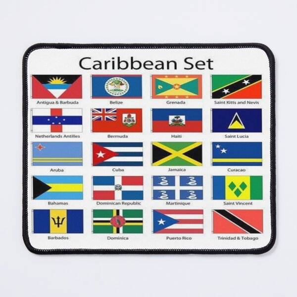 Item preview, Caribbean Islands Flag designed and sold by MrCsStores.
