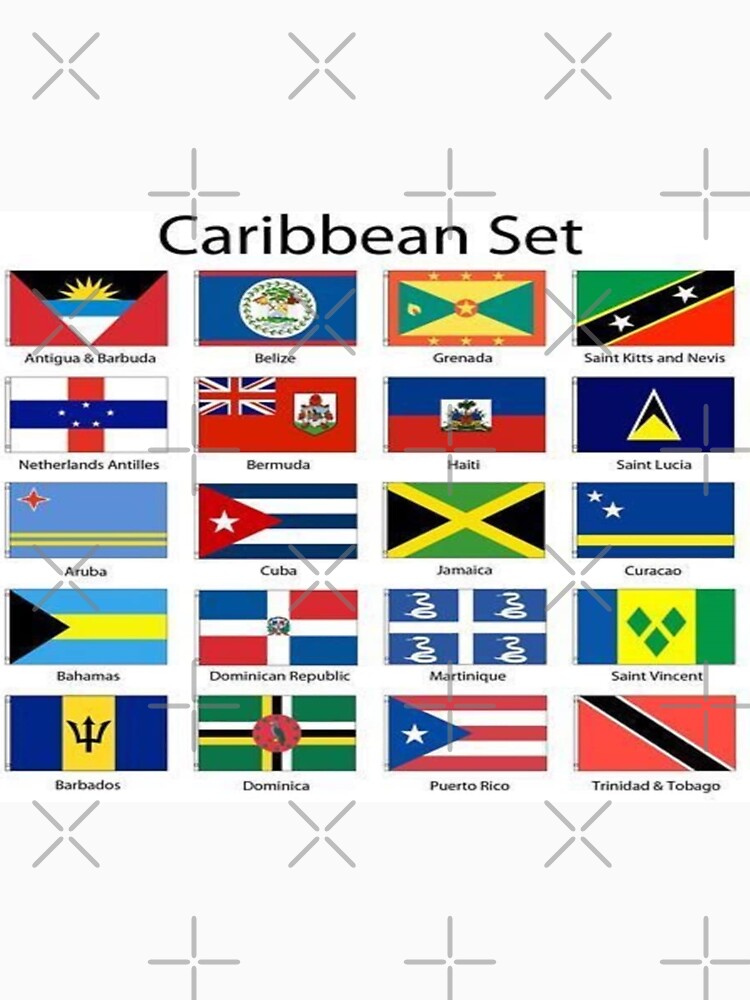 Flags of the Caribbean  Essential T-Shirt for Sale by GeronimoGeorge