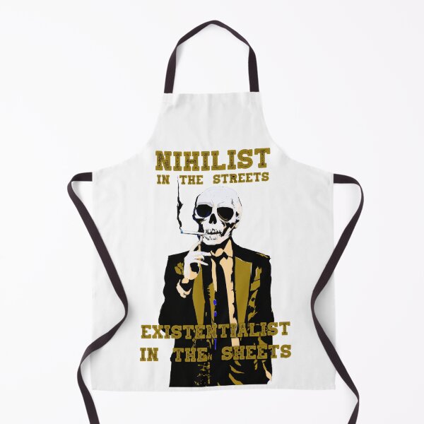 Aperçu de l'œuvre Nihilist In The Streets, Existentialist In The Sheets Pop Art Skull créée et vendue par PVSKI.