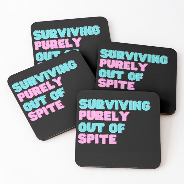 Item preview, Surviving purely out of spite designed and sold by Bluecat93.