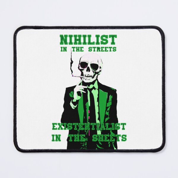 Item preview, Nihilist In The Streets, Existentialist In The Sheets Pop Art Skull designed and sold by PVSKI.