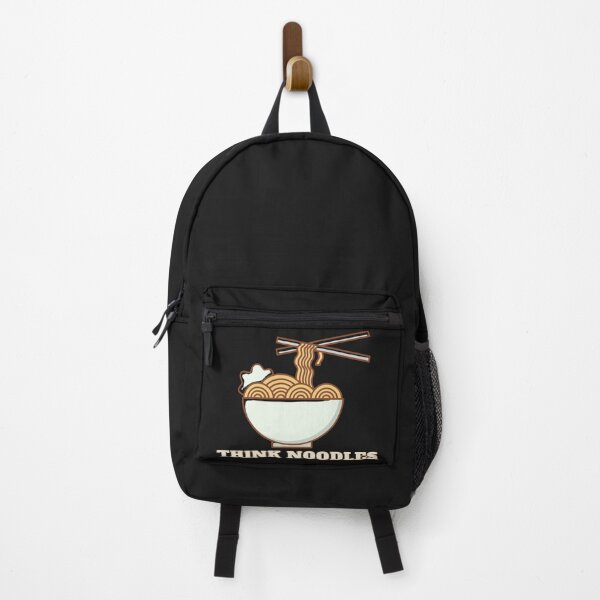 Item preview, Think Noodles black bg designed and sold by Lilly Swift.