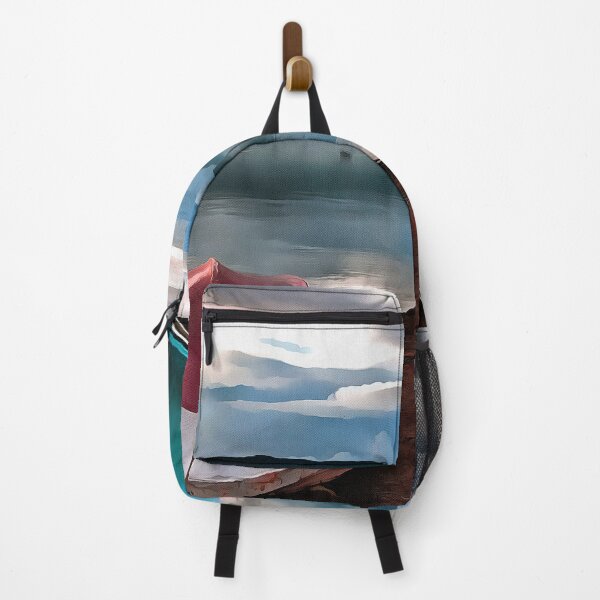Item preview, Hulls of Boats And Marmaris Winter Seascape designed and sold by taiche.