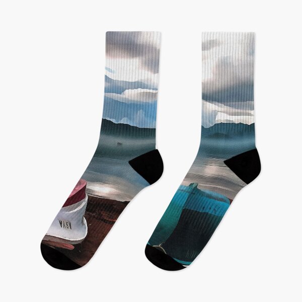 Item preview, Hulls of Boats And Marmaris Winter Seascape designed and sold by taiche.