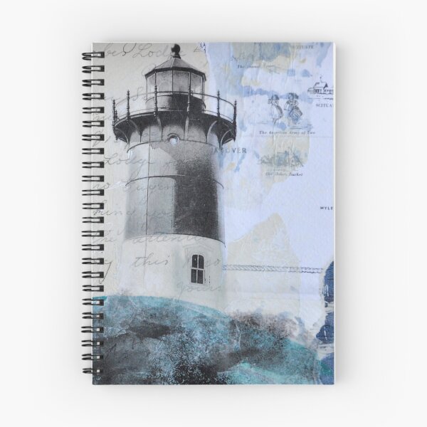Item preview, Nauset Lighthouse Cape Cod mixed media designed and sold by Marie Palcic.