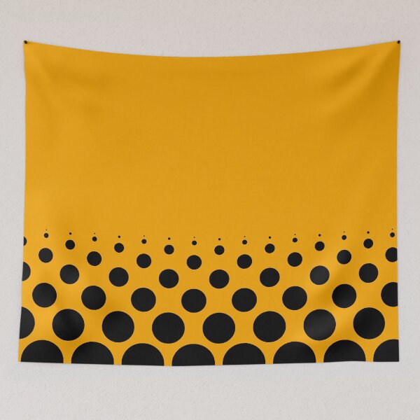 Item preview, Cute Black and Yellow Bubble Pattern designed and sold by RiciPaneto.