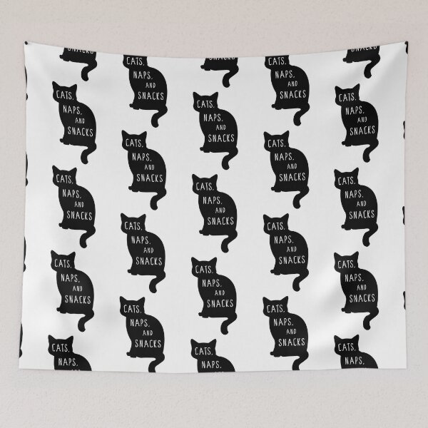 Item preview, Cats Naps and Snacks Funny Cat shirt for Men Women and Children designed and sold by Shelly Kei.
