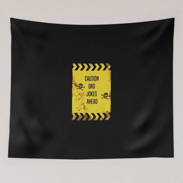Item preview, Caution Dad Jokes Ahead designed and sold by black_ master.