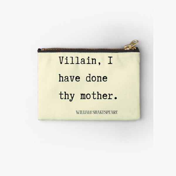 Item preview, Shakespeare Quote - done thy mother, Witty geek humor. designed and sold by superbling.