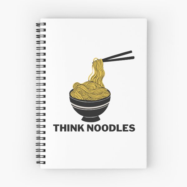 Item preview, Think noodles white bg designed and sold by Lilly Swift.