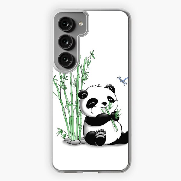 Panda Eating Bamboo Samsung Galaxy Soft Case