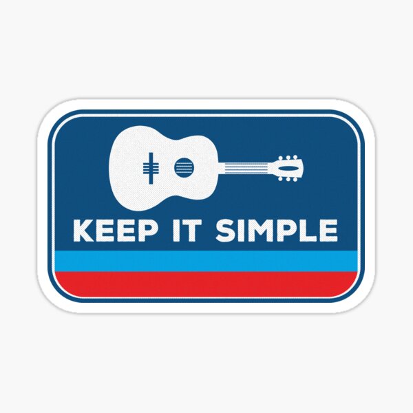 Item preview, Keep It Simple - Guitar designed and sold by ericbracewell.