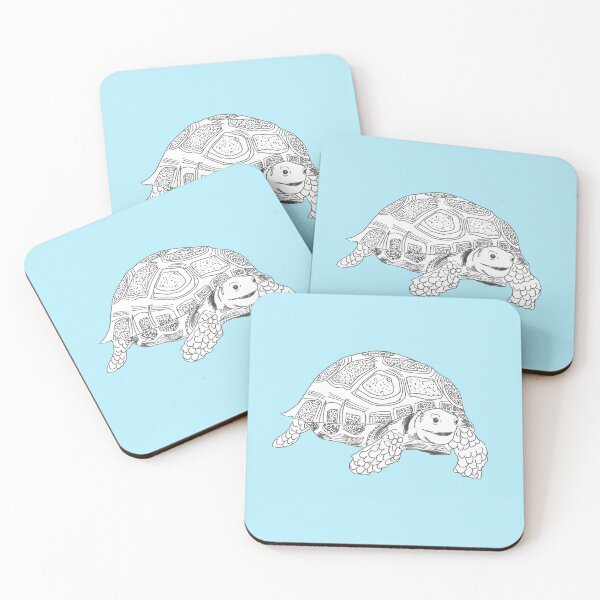 Item preview, Turtle Black&White Illustration  designed and sold by Yulia mozes.