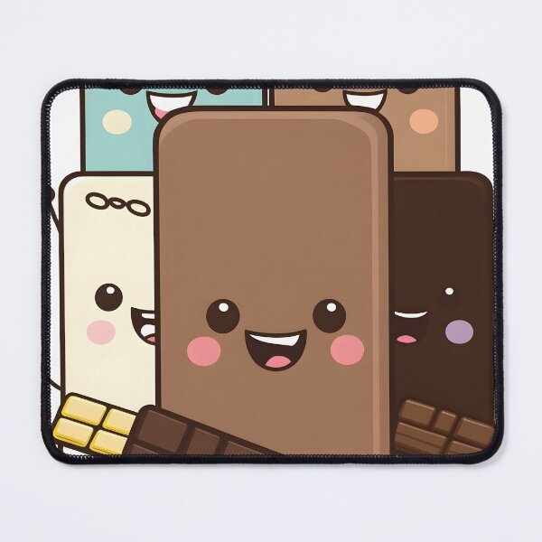 Item preview, kawaii cocholate bar family- cute and happy designed and sold by R.L cases and stickers.