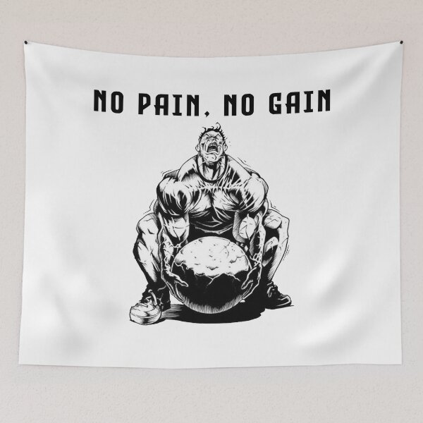 Item preview, NO PAIN NO GAIN designed and sold by -DEEWOLF-.