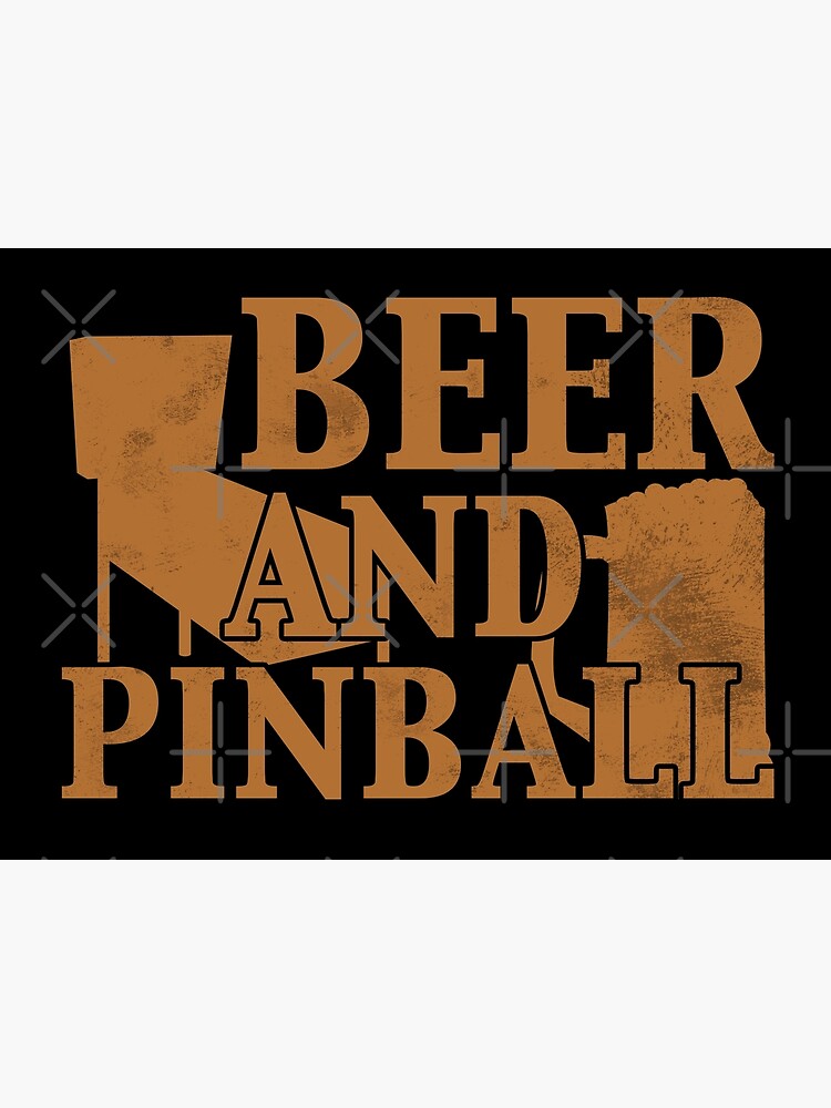 Disover Beer And Pinball Premium Matte Vertical Poster