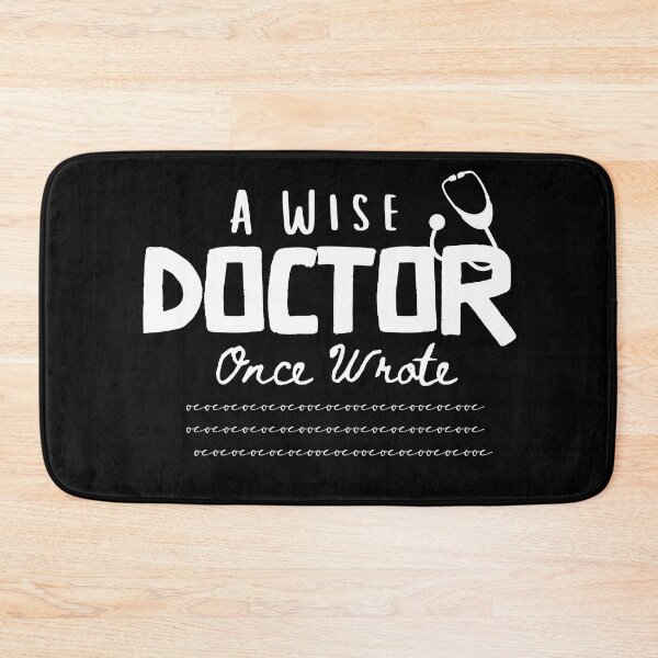Item preview, A Wise Doctor Once Wrote Medical Doctor Handwriting Funny T-Shirt designed and sold by zakibenj.