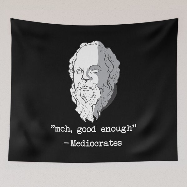 Item preview, Funny Sarcastic Socrates Quote Cartoon designed and sold by MrEddie10.