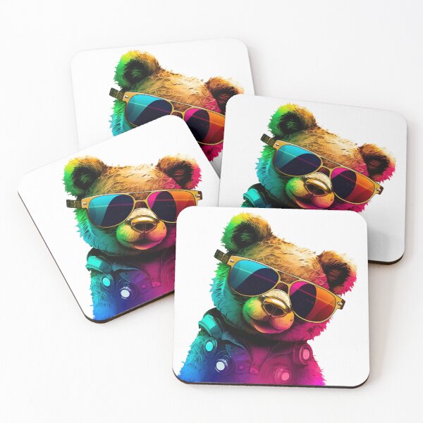 Item preview, Teddy Bear with Sunglasses Cool Illustration designed and sold by ArtfulAmbitions.
