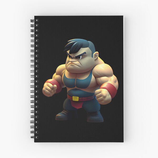 Item preview, little muscular fighter designed and sold by HarriPaloma.