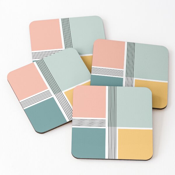 Item preview, Colorful modern geometric shapes designed and sold by BattaAnastasia.