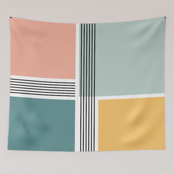 Item preview, Colorful modern geometric shapes designed and sold by BattaAnastasia.