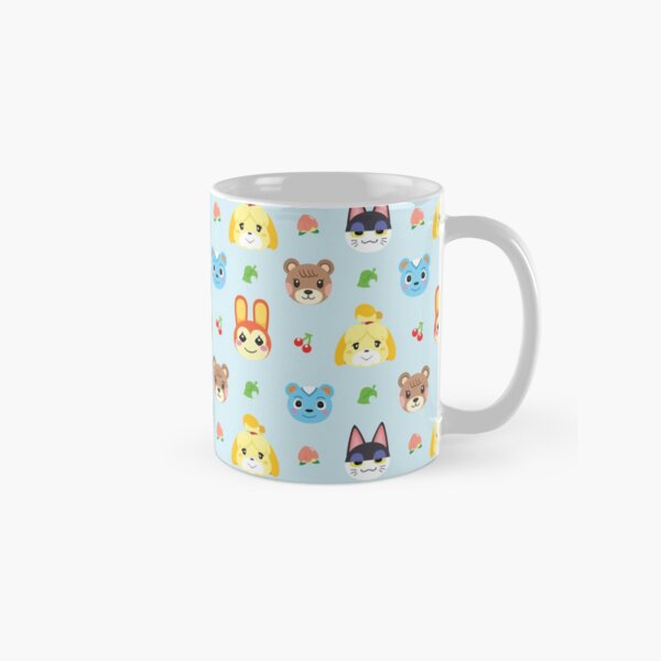 Animal Crossing Pattern - Blue Classic Mug