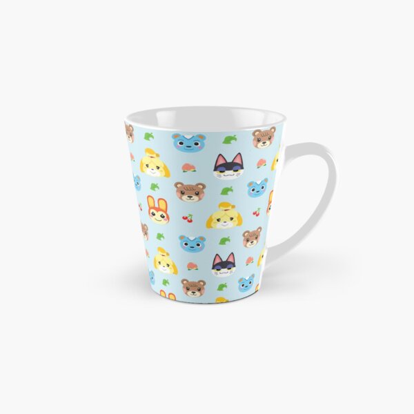 Animal Crossing Pattern - Blue Tall Mug