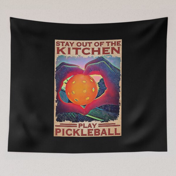 Item preview, PICKLEBALL Stay Out Of The Kitchen play pickleball designed and sold by SameeraDammeyer.