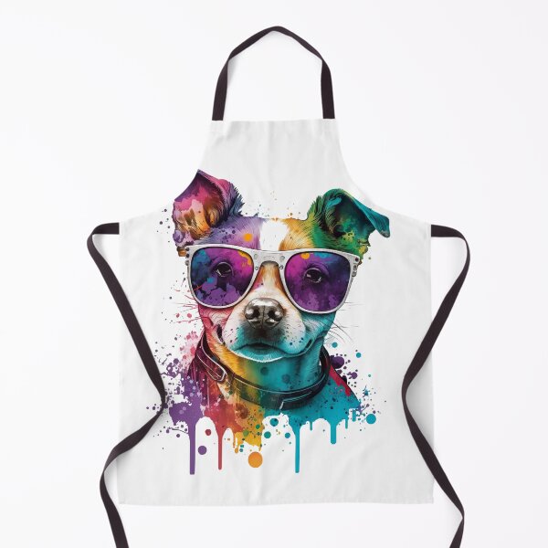 Item preview, Cute Dog with Sunglasses in Colors designed and sold by ArtfulAmbitions.