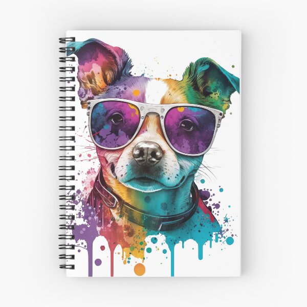 Item preview, Cute Dog with Sunglasses in Colors  designed and sold by ArtfulAmbitions.