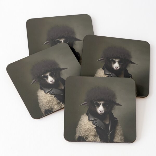 Item preview, Fashionable Heavy Metal Sheep designed and sold by Simone Davino.