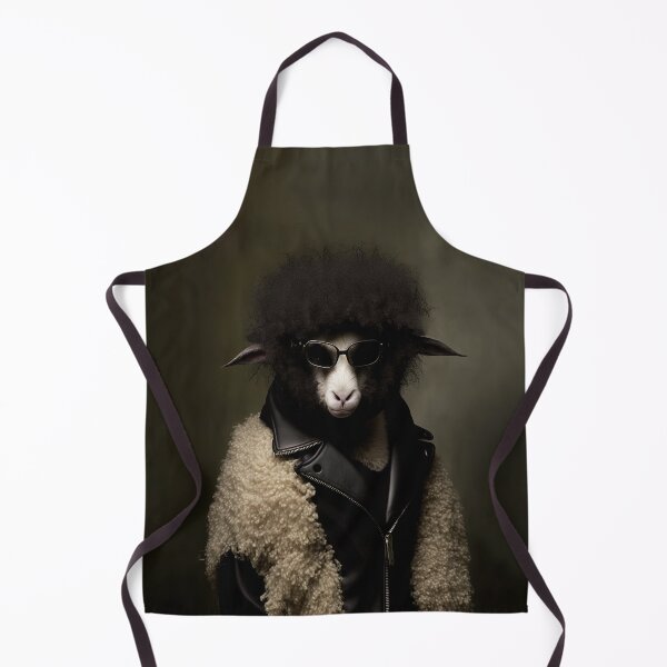 Item preview, Fashionable Heavy Metal Sheep designed and sold by Simone Davino.